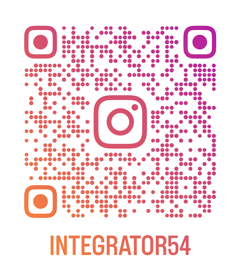 QR-код для перехода в Instagram @integrator54